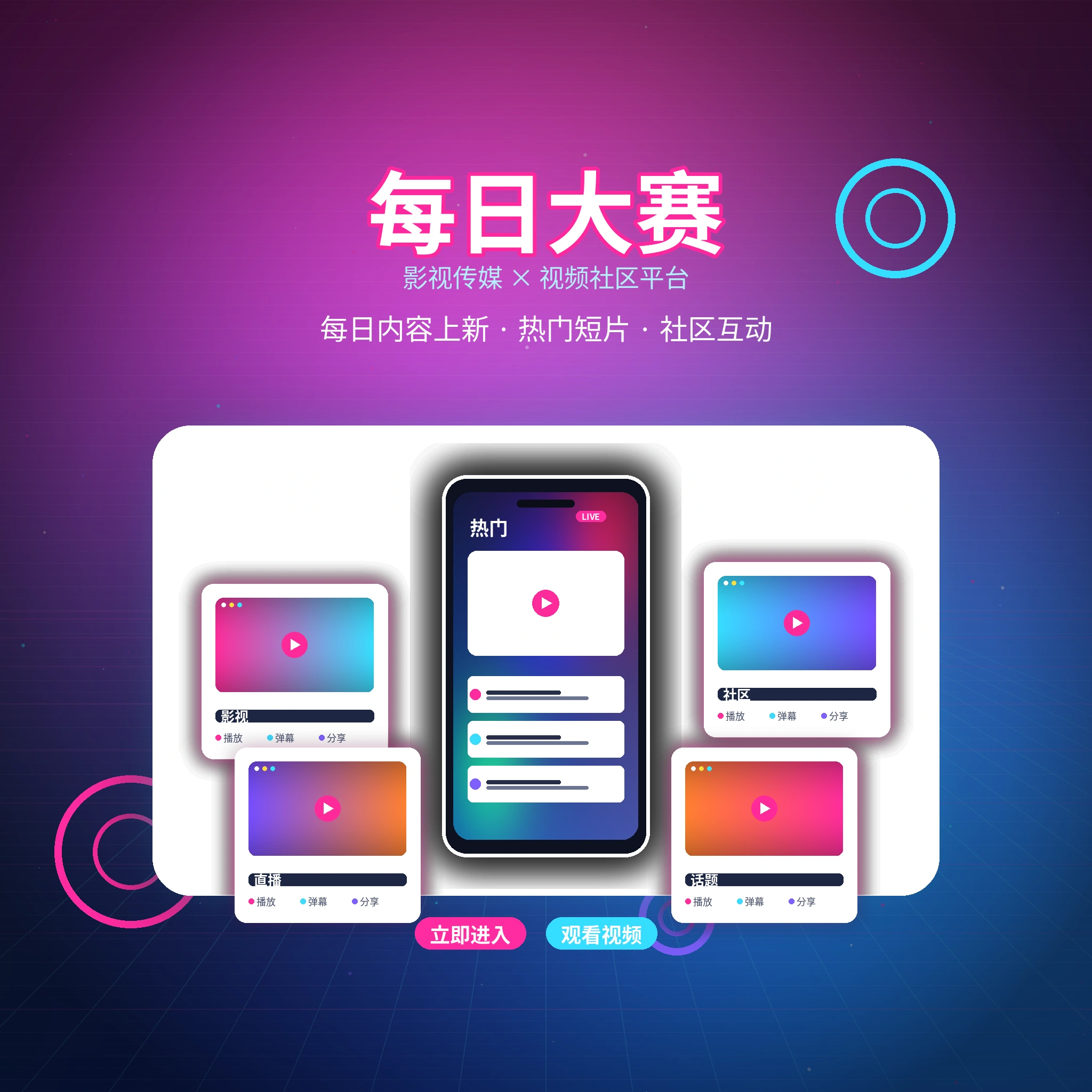 每日大赛关于我们形象展示